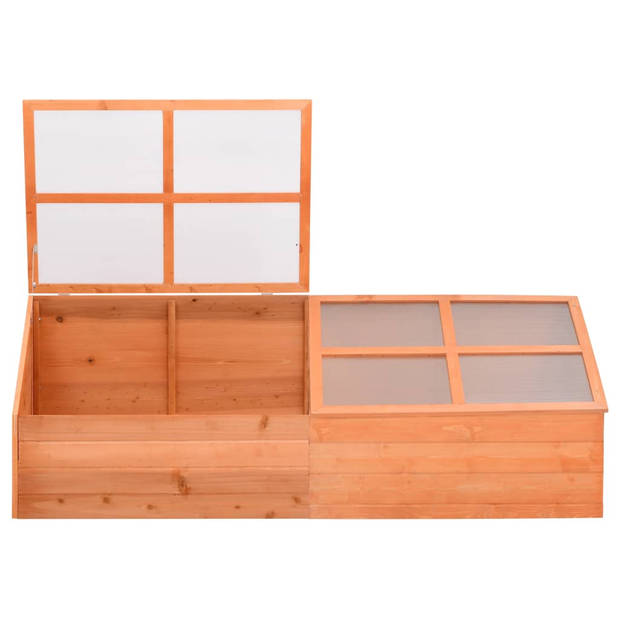 The Living Store Tuinkas 180x57x62 cm hout - Kas