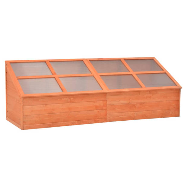 The Living Store Tuinkas 180x57x62 cm hout - Kas