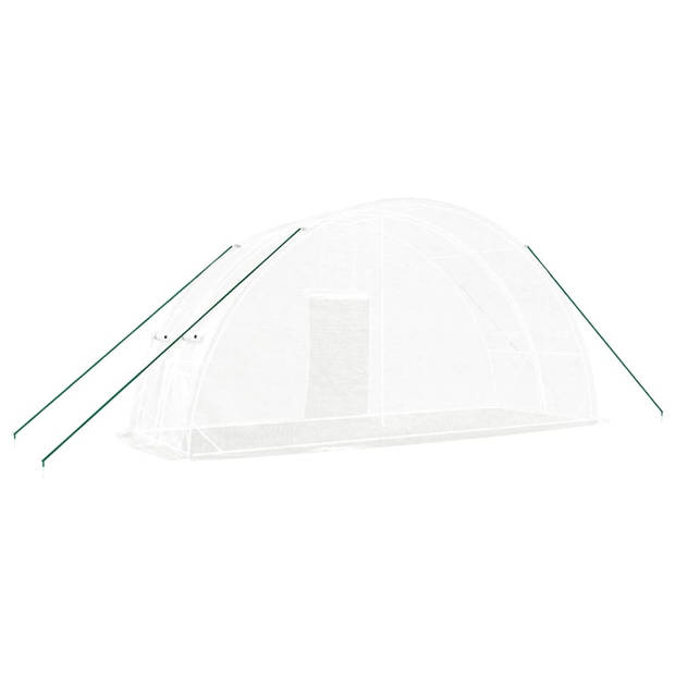 The Living Store Broeikas EasySave - 6 x 2 x 2.85 m - polyethyleen - gegalvaniseerd staal