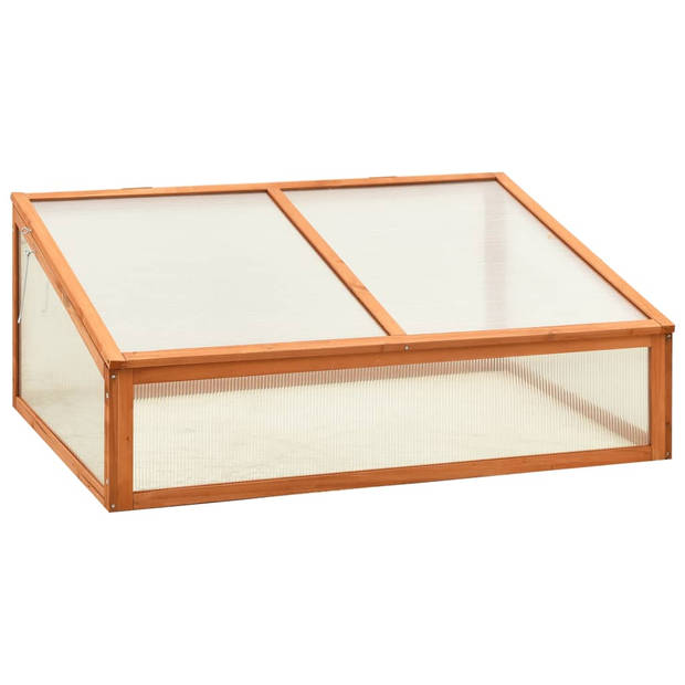 The Living Store Tuinkas - Hout - 100x65x40 cm - PC-plaat - Open bodem