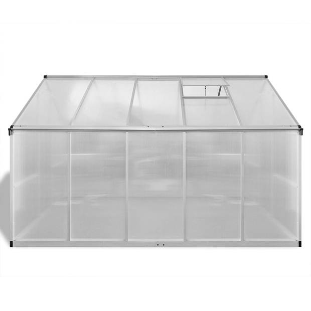 The Living Store Tuinkas Aluminium 7.55 m² - 302x250x195 cm - UV-bestendig