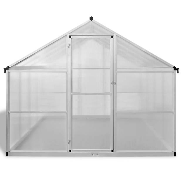 The Living Store Tuinkas - 6.05 m² - Aluminium frame - Polycarbonaat panelen - UV-bestendig