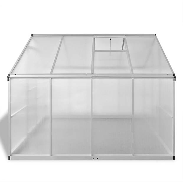 The Living Store Tuinkas - 6.05 m² - Aluminium frame - Polycarbonaat panelen - UV-bestendig