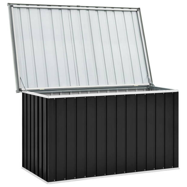 The Living Store Opbergbox Tuin- en Terrasopslag - 149 x 99 x 93 cm - Gegalvaniseerd Staal