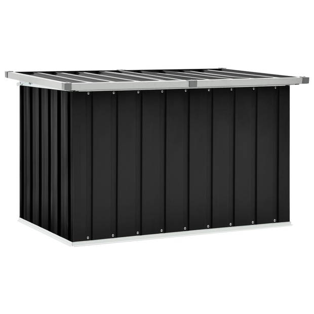 The Living Store Opbergbox Type - 109x67x65 cm - Antraciet gegalvaniseerd staal