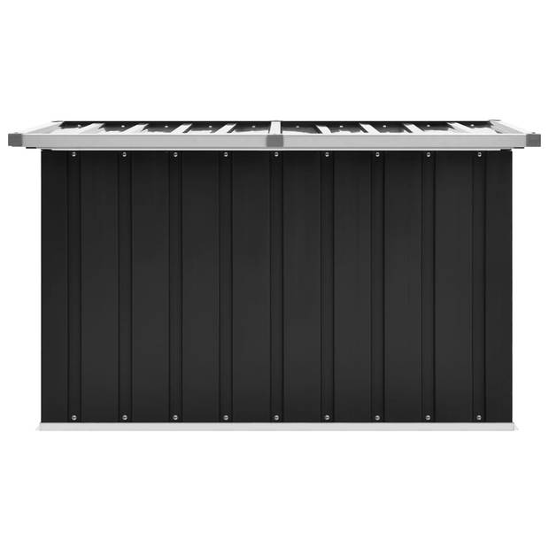 The Living Store Opbergbox Type - 109x67x65 cm - Antraciet gegalvaniseerd staal