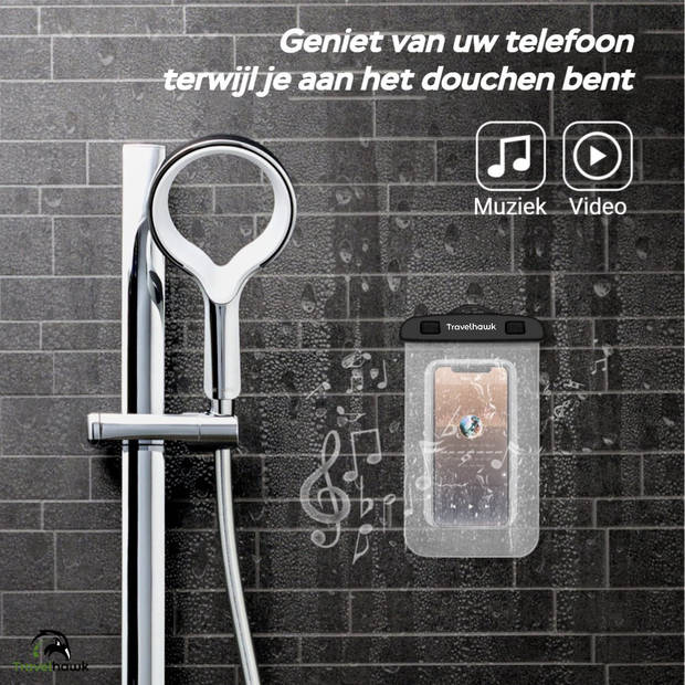 Travelhawk Waterdichte Telefoonhoesjes - 2 stuks - Geschikt voor alle Smartphones - Ook voor paspoort & betaalpassen