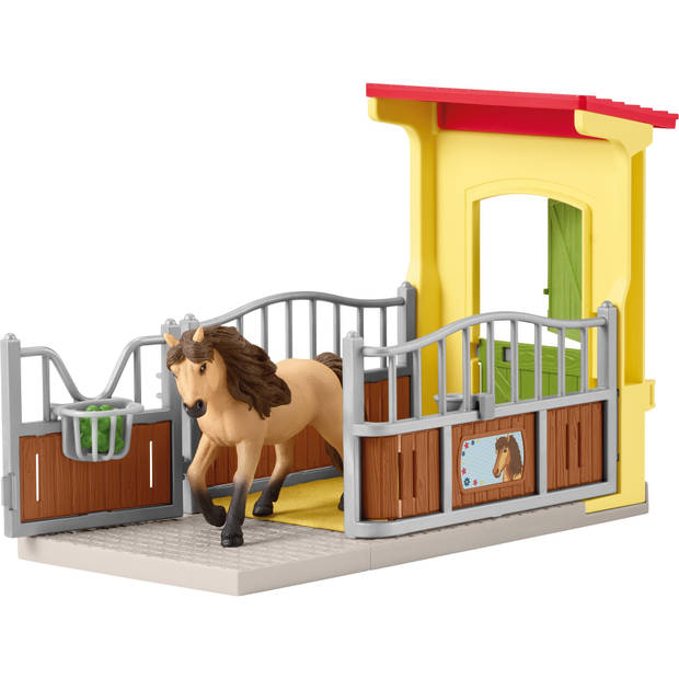 Schleich FARM WORLD Ponystal met Ijslanderhengst 42609