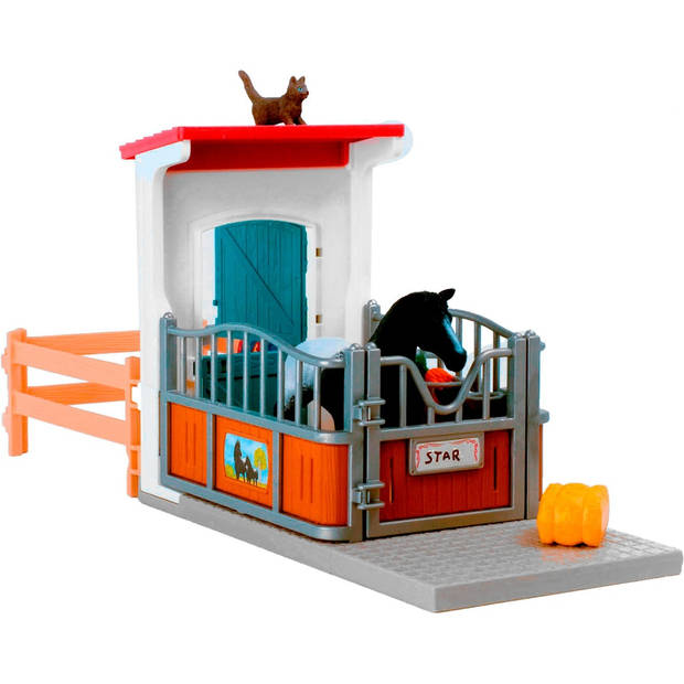 Schleich HORSE CLUB Paardenbox met merrie en veulen 42611