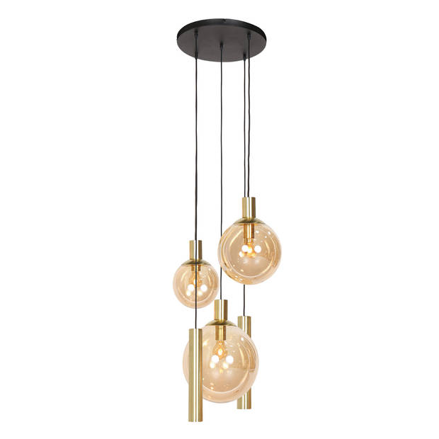 Steinhauer hanglamp Bollique led - amberkleurig - - 3801ME