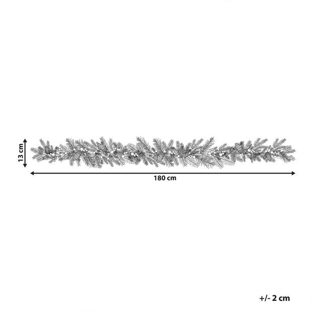 Beliani ELBRUS - Slinger-Groen-Synthetisch materiaal