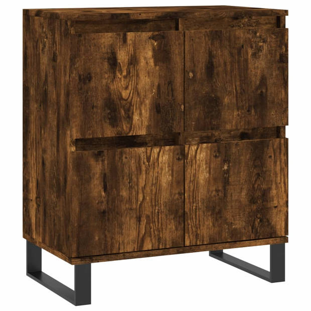The Living Store Dressoir Smoked Oak - 120 x 35 x 70 cm - Duurzaam bewerkt hout