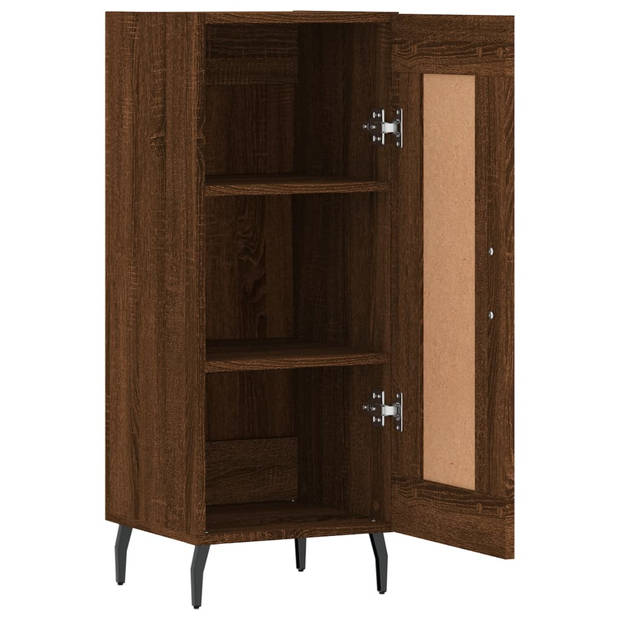 The Living Store Dressoir - Trendy - Kast - 34.5 x 34 x 90 cm - Bruineiken