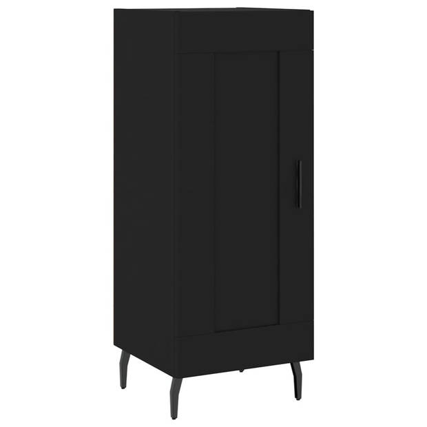 The Living Store Dressoir - Design - Kast - 34.5 x 34 x 90 cm - Zwart