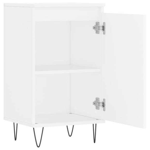 The Living Store Dressoir - Trendy - Meubelen - Afmetingen- 40 x 35 x 70 cm - Kleur- wit