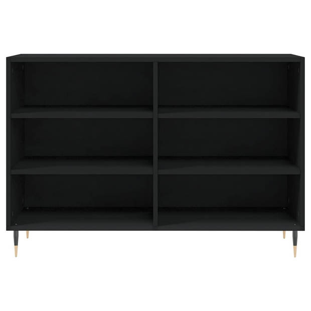 The Living Store Dressoir - Bijzetkast - 103.5 x 35 x 70 cm - Zwart