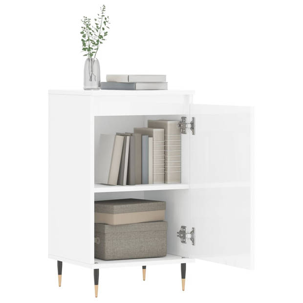 The Living Store Dressoir - Trendy - Dressoirs - 40 x 35 x 70 cm - Hoogglans Wit