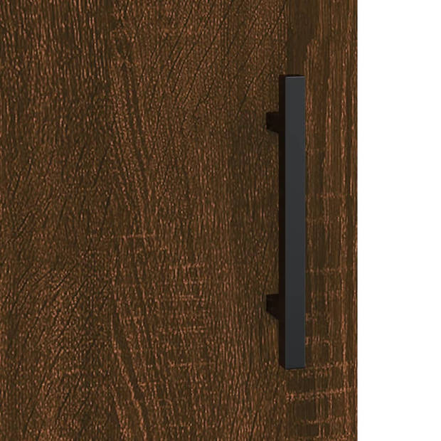 vidaXL Dressoir 34,5x34x90 cm bewerkt hout bruin eikenkleur