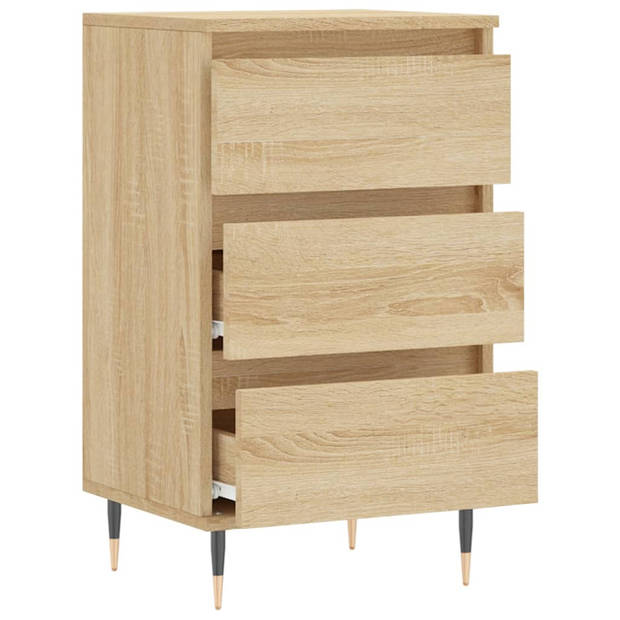 vidaXL Dressoir 40x35x70 cm bewerkt hout sonoma eikenkleurig