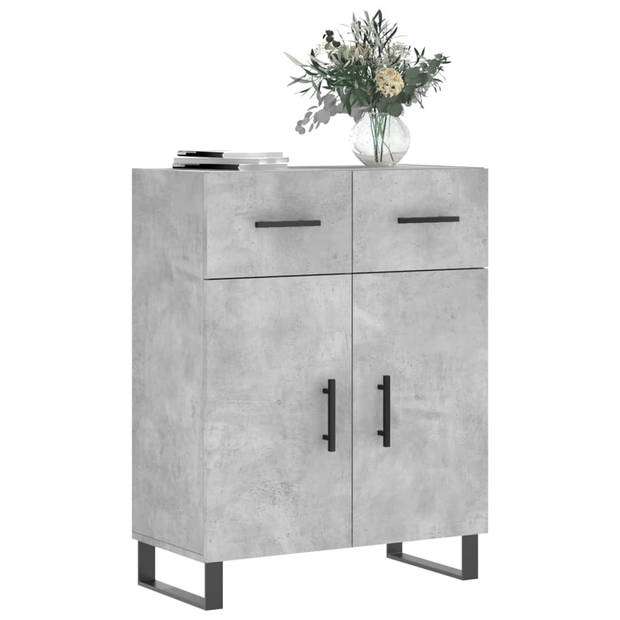 The Living Store Dressoir - Betongrijs - 69.5 x 34 x 90 cm (L x B x H)