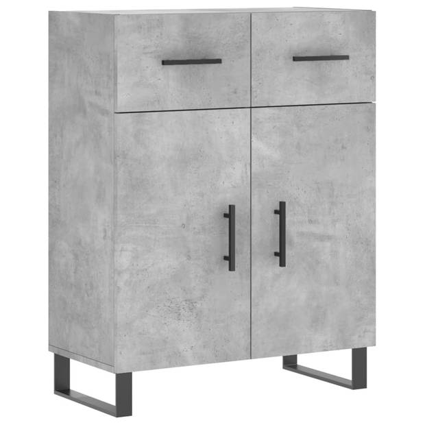 The Living Store Dressoir - Betongrijs - 69.5 x 34 x 90 cm (L x B x H)