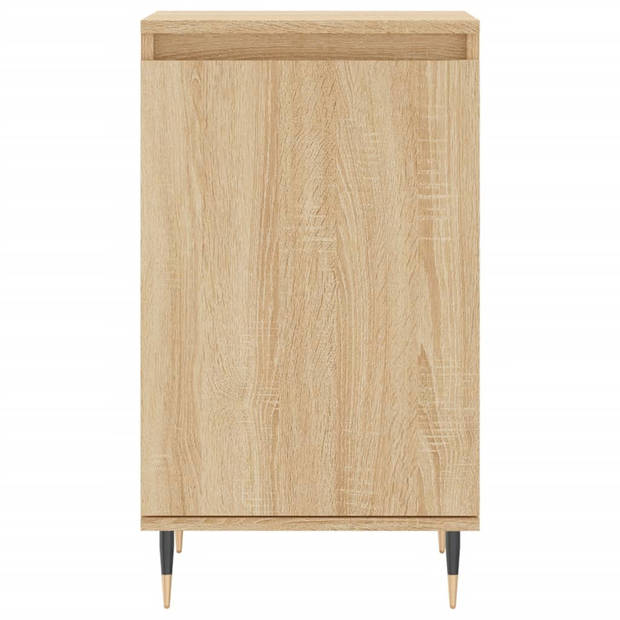 The Living Store Dressoir - Sonoma Eiken - 40x35x70cm - Bewerkt Hout en Metaal