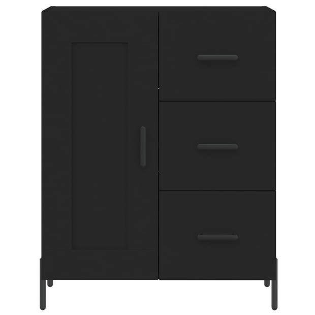 The Living Store Dressoir - - Kast - 69.5 x 34 x 90 cm - Zwart