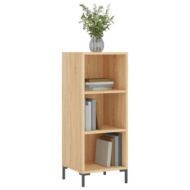 The Living Store Dressoir - Sonoma Eiken - 34.5 x 32.5 x 90 cm - Duurzaam hout - Montage vereist