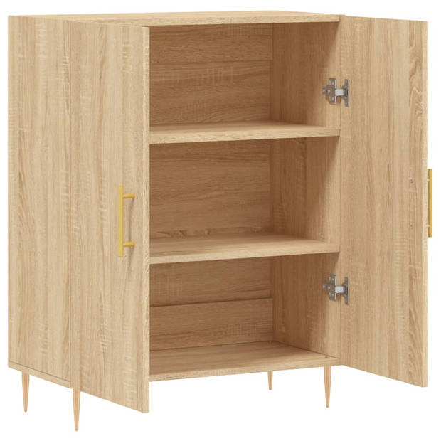 The Living Store Dressoir - Sonoma eiken - 69.5 x 34 x 90 cm (B x D x H)