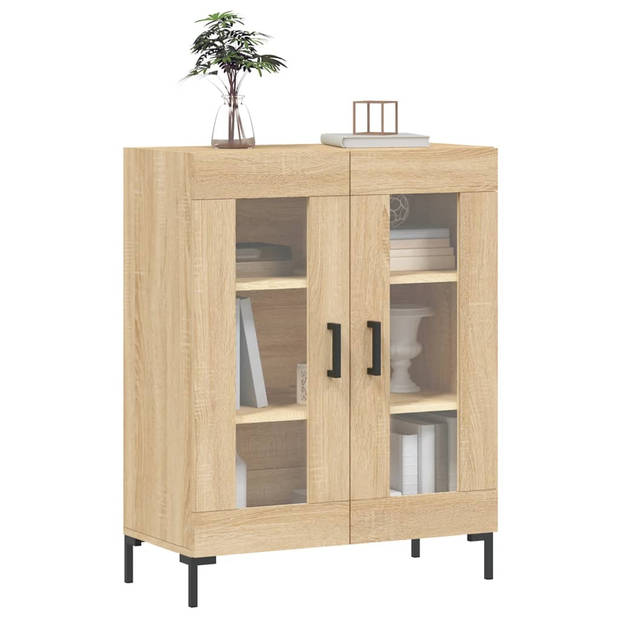 The Living Store Dressoir Bruin - Meubelen - 69.5 x 34 x 90 cm - Duurzaam houten design