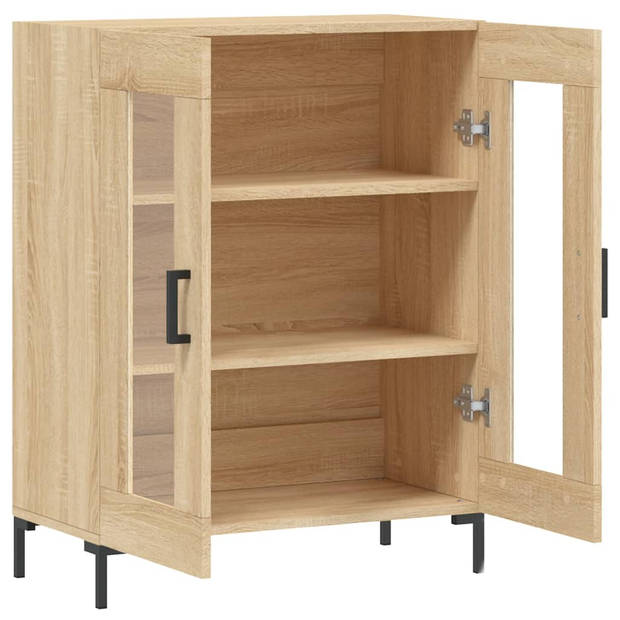 The Living Store Dressoir Bruin - Meubelen - 69.5 x 34 x 90 cm - Duurzaam houten design