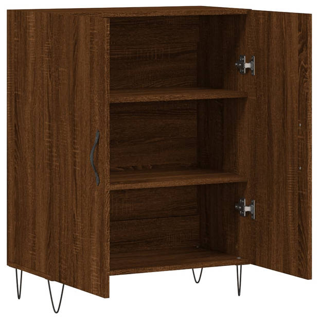 The Living Store Dressoir - Classic - Meubel - 69.5 x 34 x 90 cm - Bruineiken