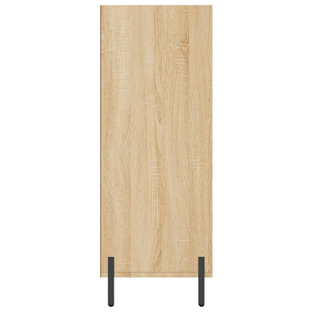 vidaXL Schappenkast 69,5x32,5x90 cm bewerkt hout sonoma eikenkleurig