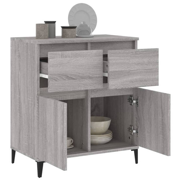 The Living Store Dressoir - Sonoma Eiken - 60 x 35 x 70 cm - Duurzaam hout en metaal