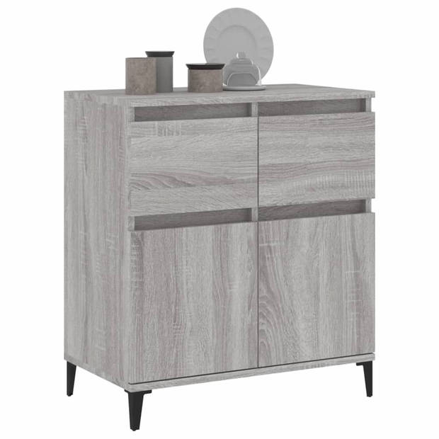 The Living Store Dressoir - Sonoma Eiken - 60 x 35 x 70 cm - Duurzaam hout en metaal