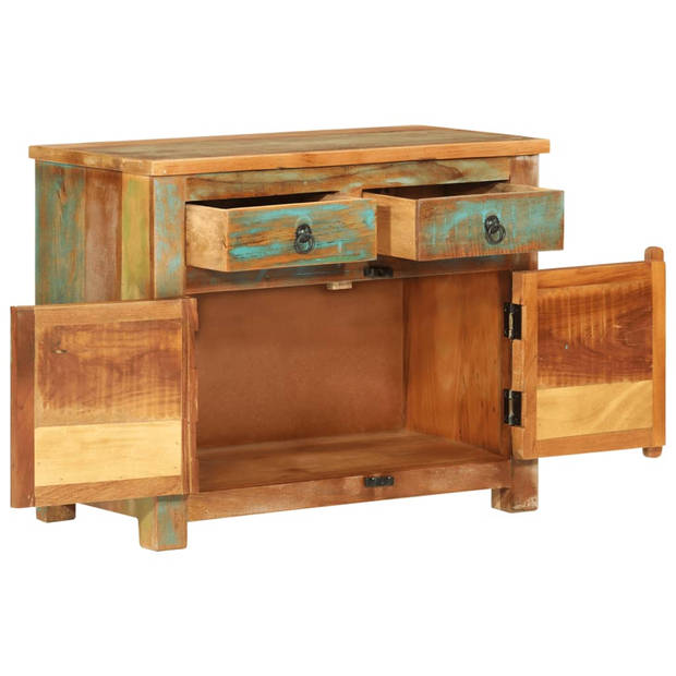 The Living Store-Dressoir-68x35x55-cm-massief-gerecycled-hout - Keukenkast