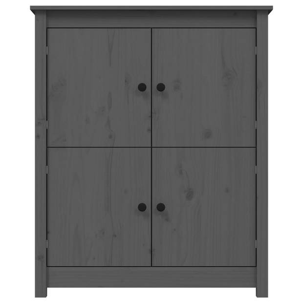 The Living Store Dressoir Landelijke Stijl - 83 x 41.5 x 100 cm - Grijs