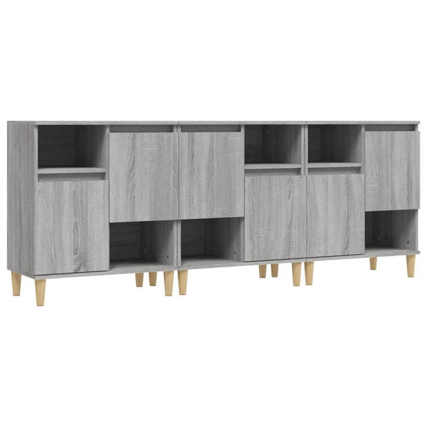 The Living Store Dressoir - Sonoma Eiken - 60x35x70 cm - Voldoende opbergruimte