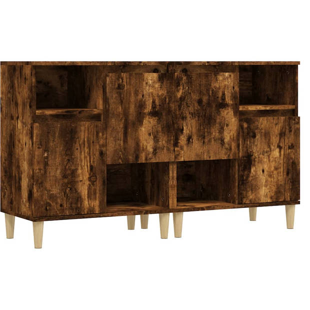 The Living Store Dressoir - Trendy - Meubels - 60 x 35 x 70 cm - Gerookt eiken