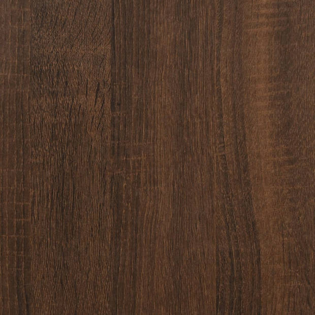 vidaXL Hangkast 29,5x31x60 cm bewerkt hout bruin eikenkleur