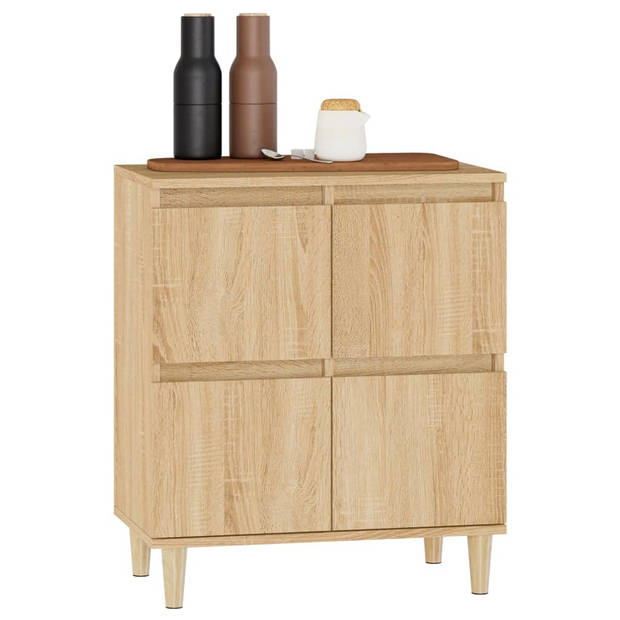 The Living Store Dressoir Klassiek Sonoma Eiken - 60 x 35 x 70 cm - Duurzaam Hout