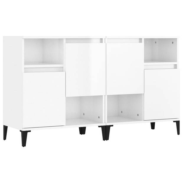 The Living Store Dressoir Classic - Wit - 60x35x70 cm