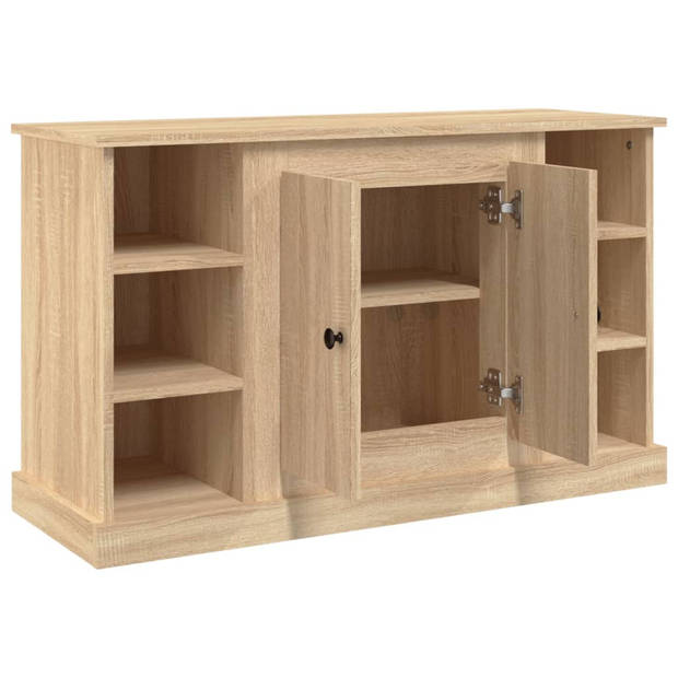 vidaXL Dressoir 100x35,5x60 cm bewerkt hout sonoma eikenkleurig