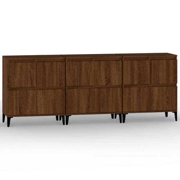 The Living Store Klassiek Dressoir - Bruineiken - 60 x 35 x 70 cm