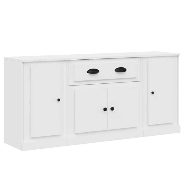 The Living Store Dressoir Classic - 145x35.5x67.5 cm - Wit