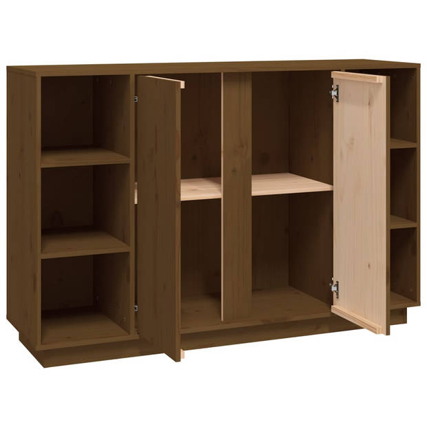 The Living Store Dressoir Grenen - 120 x 35 x 80 cm - Honingbruin