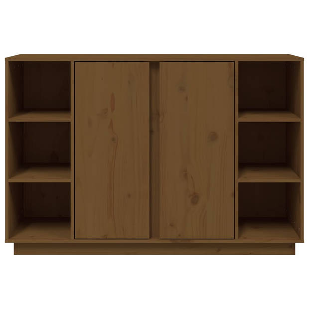 The Living Store Dressoir Grenen - 120 x 35 x 80 cm - Honingbruin