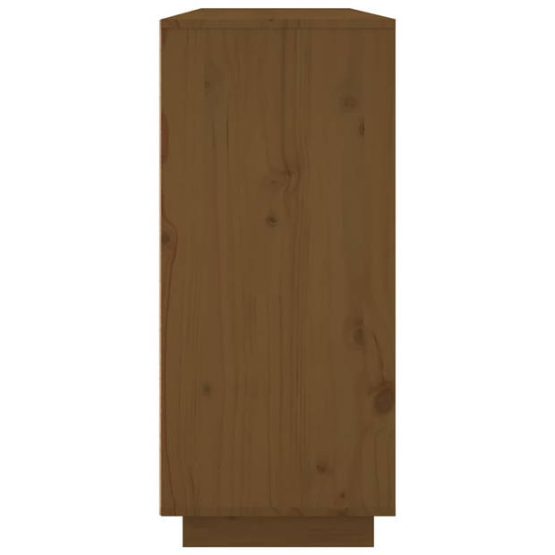 The Living Store Dressoir Grenen - 120 x 35 x 80 cm - Honingbruin