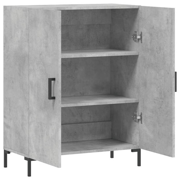 The Living Store Dressoir Betongrijs - Klassiek - Meubelen - Afmetingen- 69.5 x 34 x 90 cm - Duurzaam materiaal