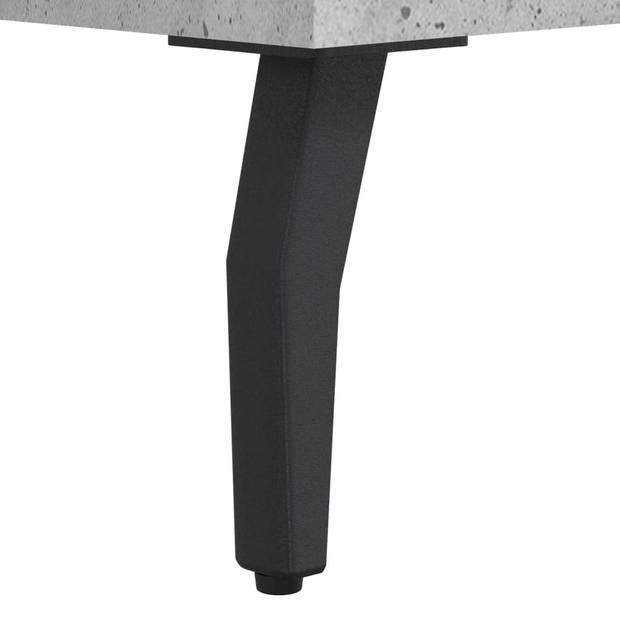 vidaXL Dressoir 34,5x32,5x90 cm bewerkt hout betongrijs